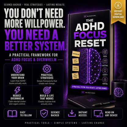 ADHD Focus Reset — The Practical System to Finally Feel in Control of Your Mind
