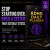 ADHD Daily Planner System — 90-Day Structure Built for Your Brain